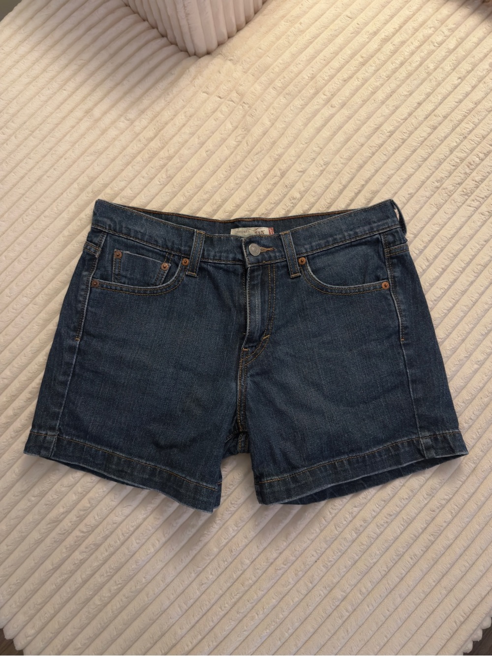 Vintage Levi's 515 Dark Blue Denim Women's Shorts